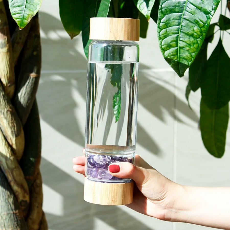 Кристаллические бутылки с нату – обзор и цена Outdoor Sport Glass Water Bottle
