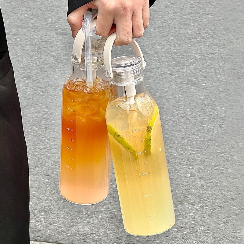 Утолщенная стеклянная бутылка  – обзор и цена Outdoor Sport Glass Water Bottle